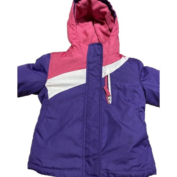 Kids System Infant's Healthtex 3 in 1 Winter Jacket Size 12 Months Purple Pink - Picture 2 of 13